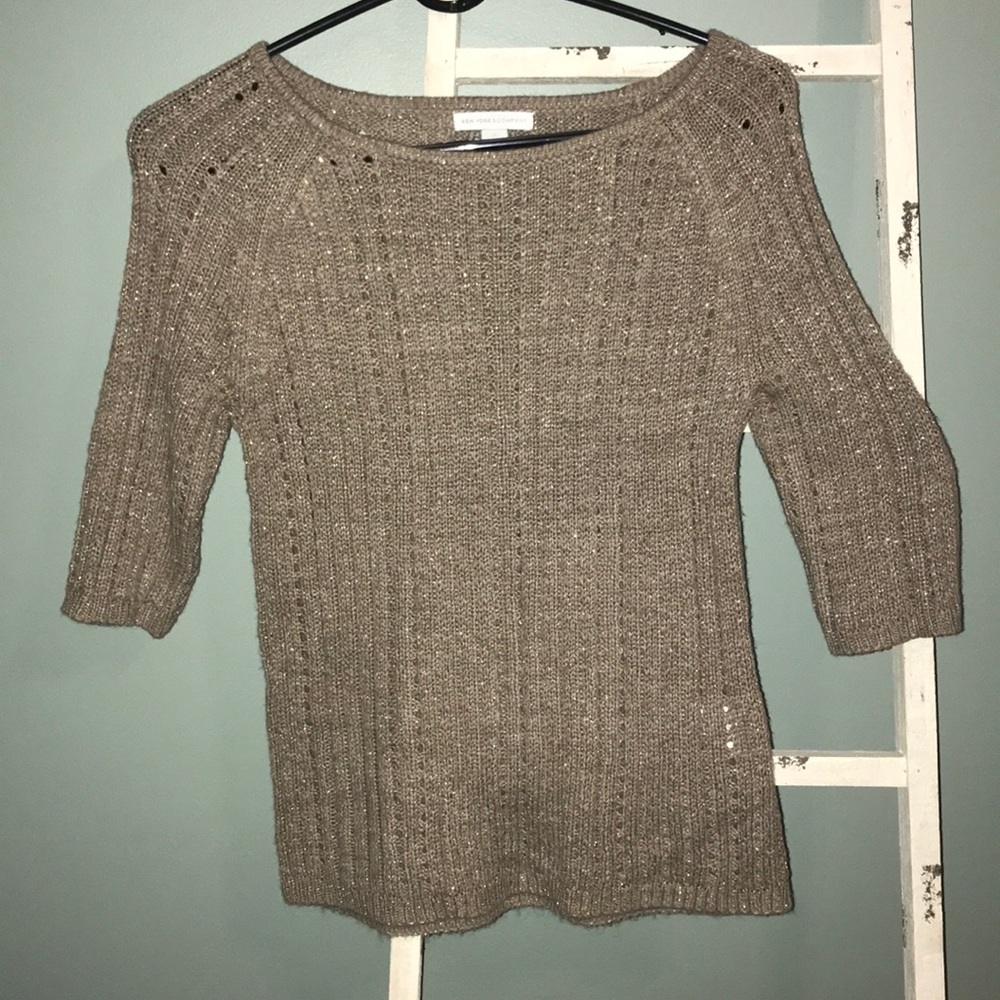 NY&C Sparkle Sweater